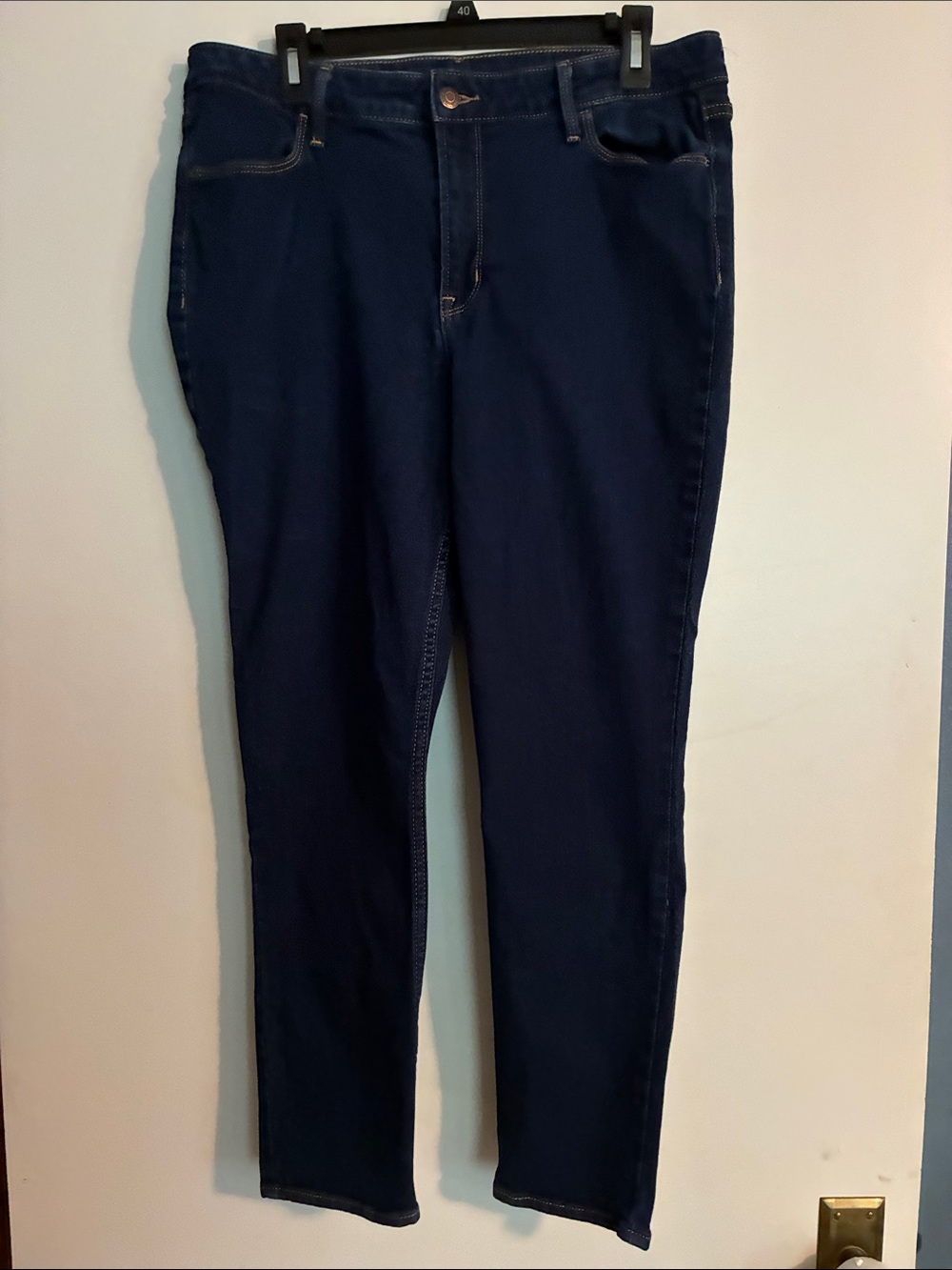 Old Navy Women's WOW Super Skinny  High Rise Jeans in Dark Wash